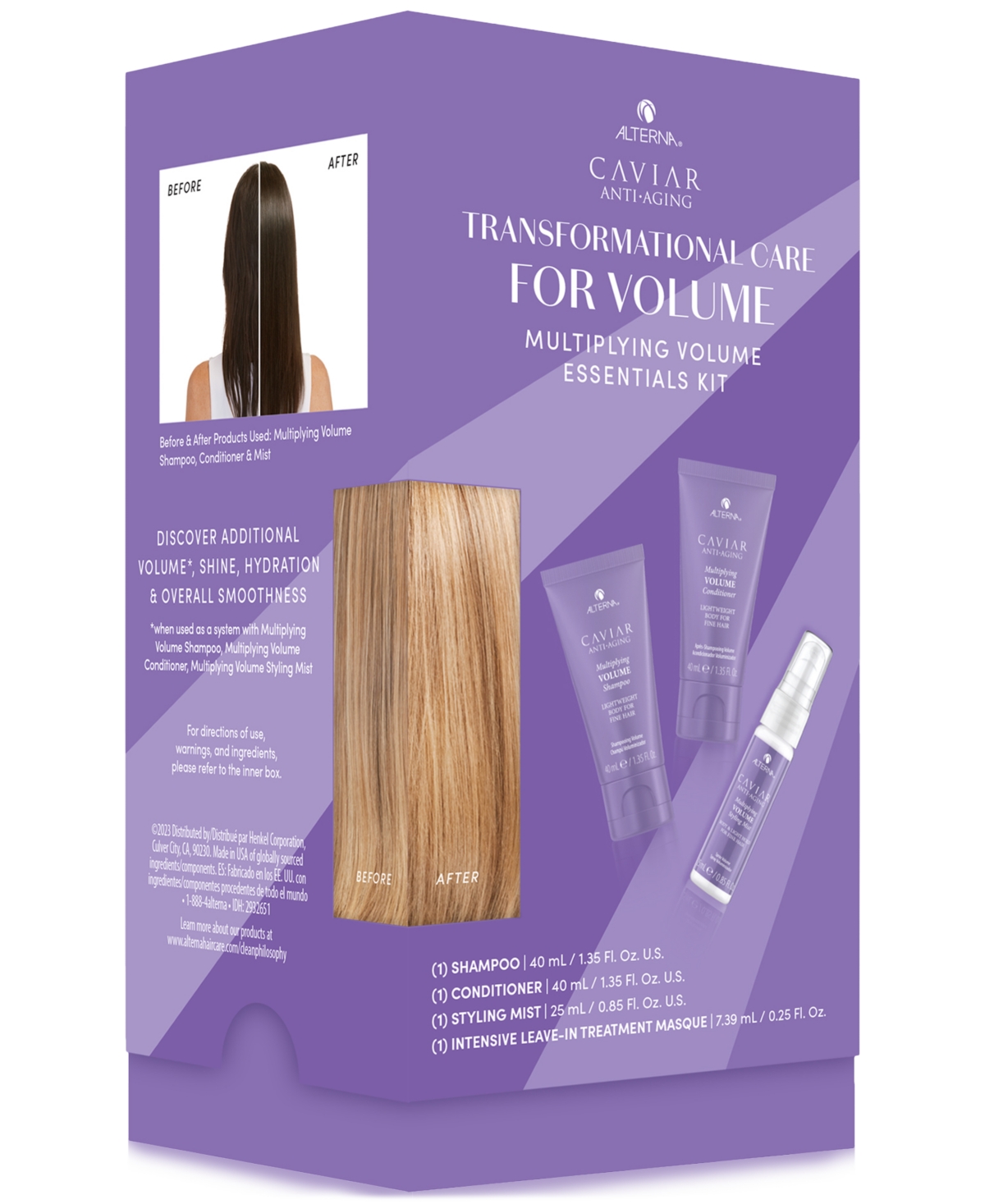 ALTERNA 4-PC. CAVIAR VOLUME TRIAL SET 