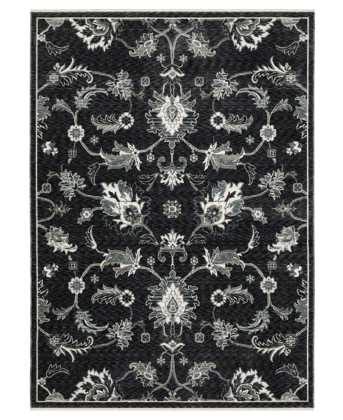 Oriental Weavers Echo Ech05 5'3"x7'6" Area Rug In Blue
