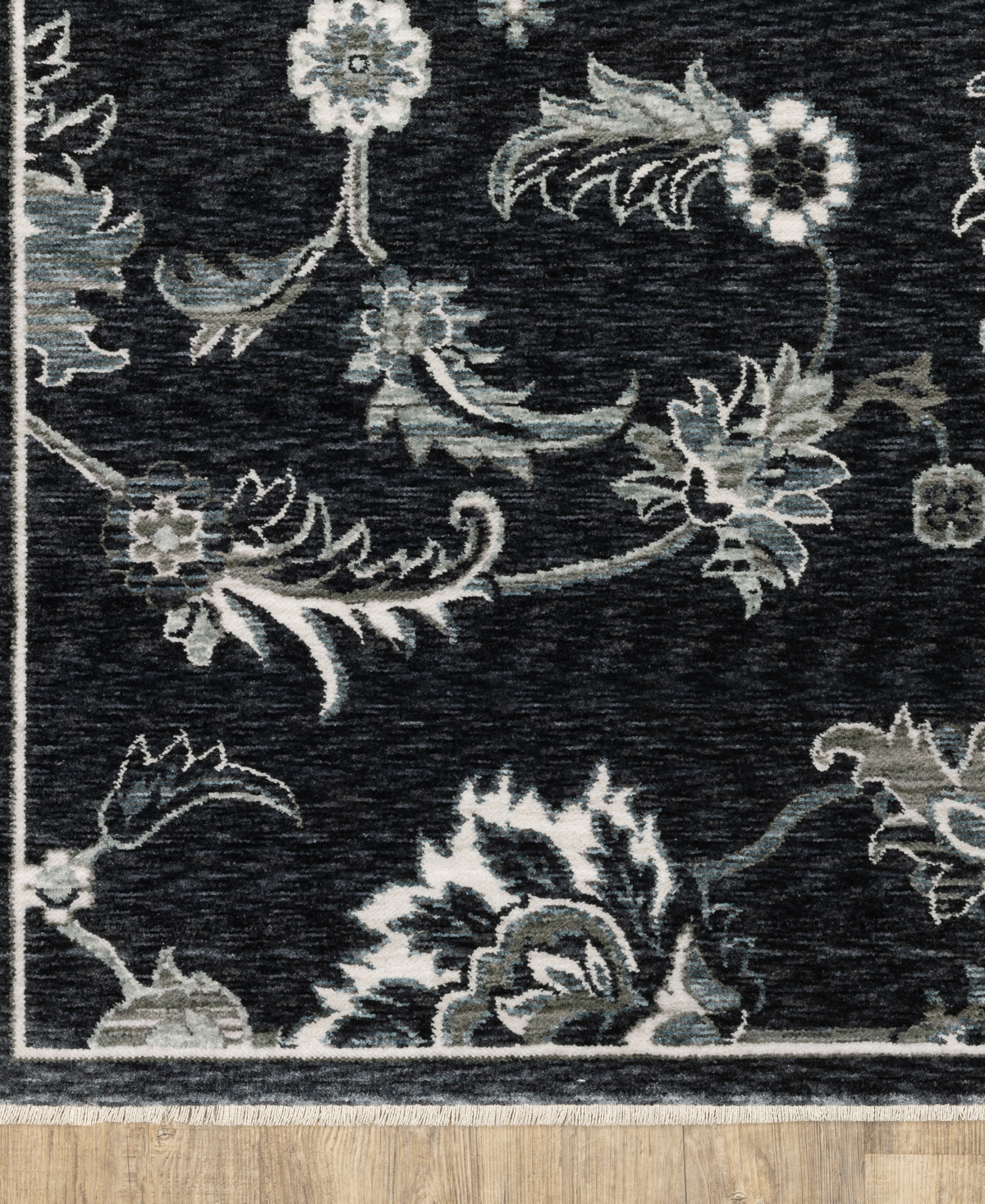 Oriental Weavers Echo Ech05 2'3"x7'6" Runner Area Rug In Blue