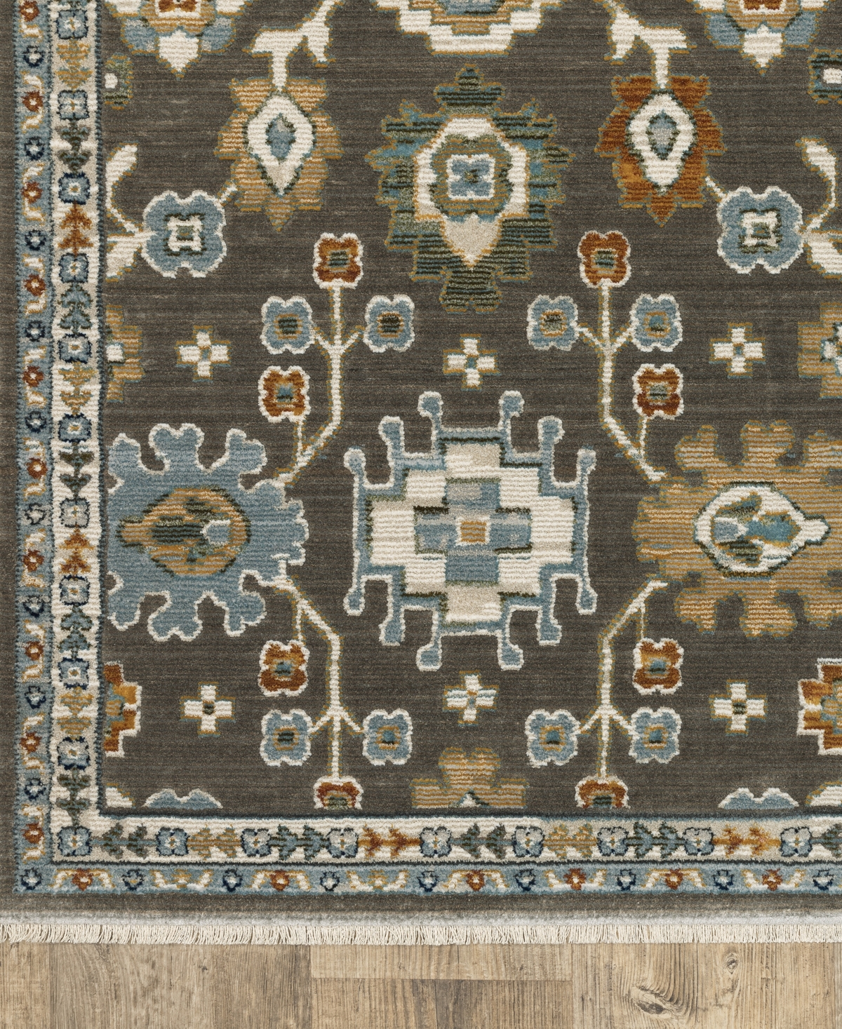 Oriental Weavers Keira Kei01 5'3"x7'6" Area Rug In Gray