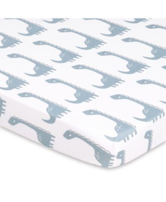 Pack n Play, Mini Crib, Portable Crib or Fitted Playard Sheets for Baby Boy, Blue Dino, 3 Pack Set