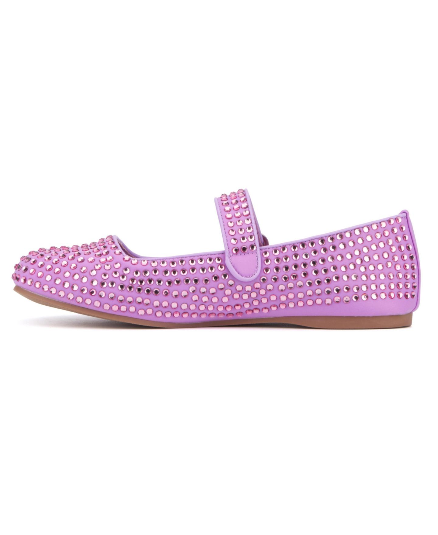 Женские балетки Olivia Miller Dawn Mary Jane Ballet Flat, цвет: Пастельный фиолетовый — фото 7