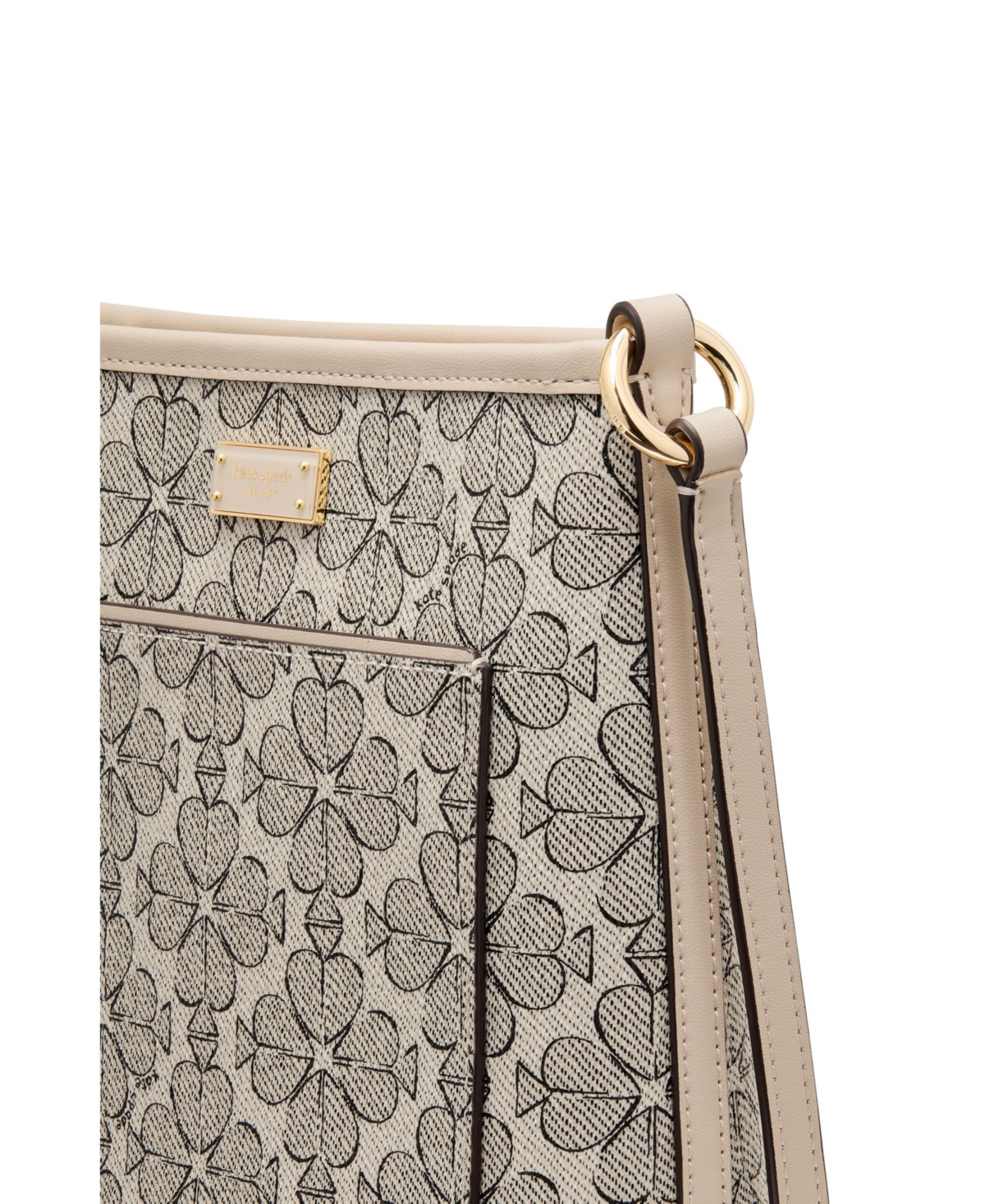 Shop Kate Spade Spade Flower Small Swingpack Bag In Neutral Multi