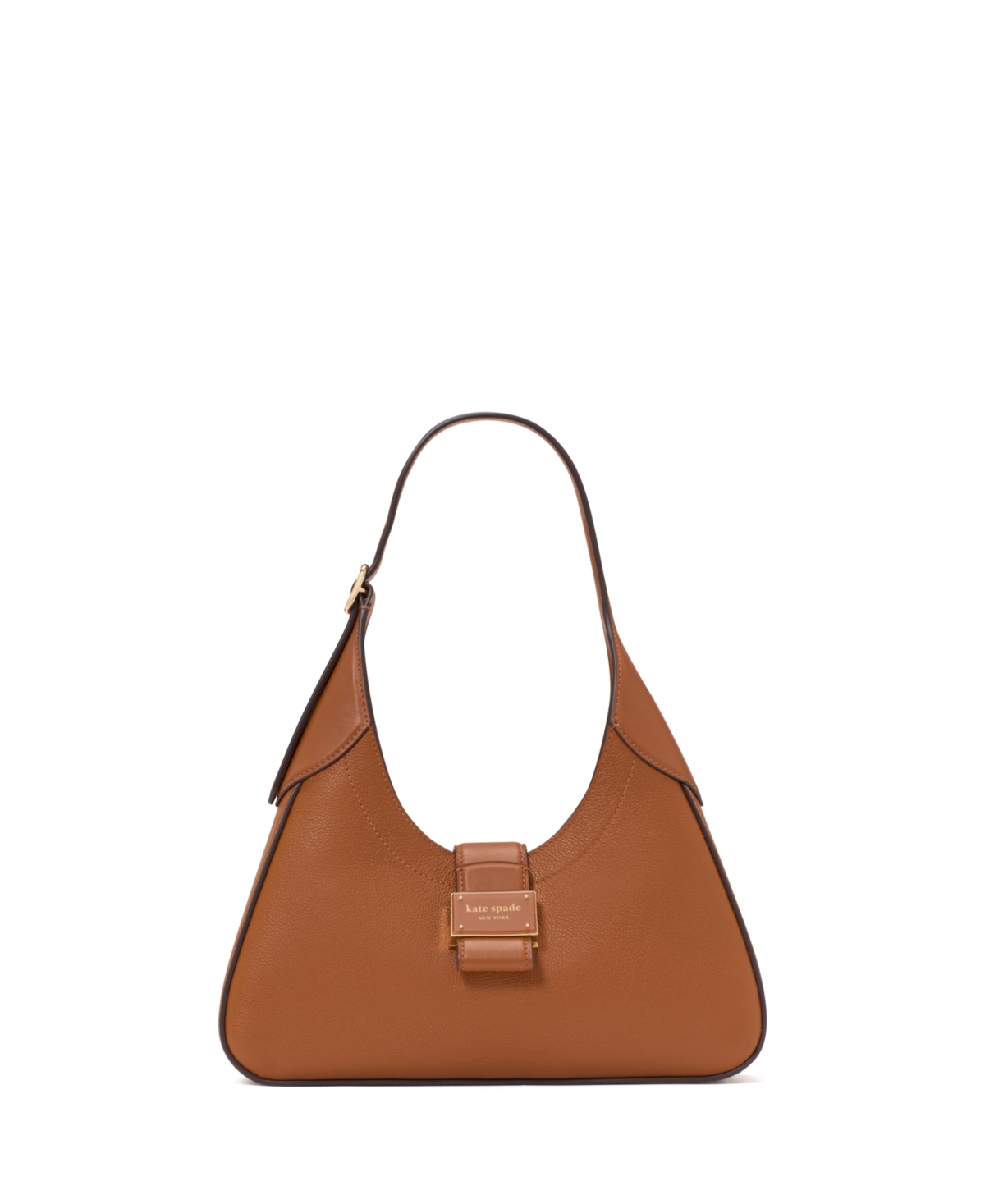 Kate Spade Nouveau Pebbled Leather Shoulder Bag In Cavern Clay