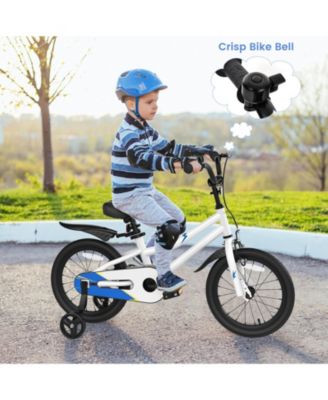 16 Inch Kids Bike with Removable Training Wheels-White