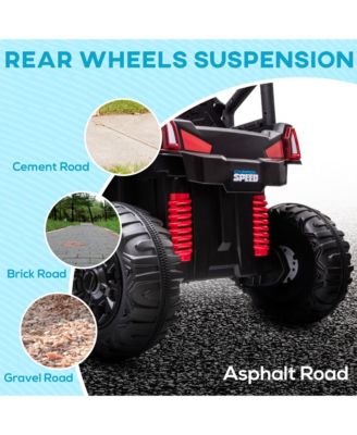 12V Kids UTV with Music, Lights, MP3/USB, Suspension, Camo