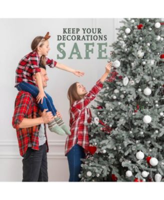 Christmas Ornament Storage Box with Dividers and 4 Removable Trays Stores up to 96-3&amp;quot; Ornaments