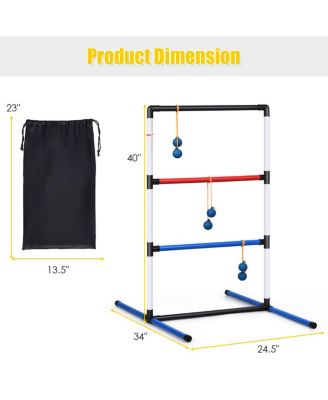 Ladder Ball Toss Game Bolas Score Tracker Carrying Bag