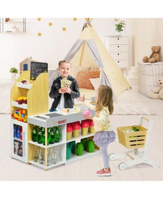 Grocery Store Playset Pretend Play Supermarket Shopping Set