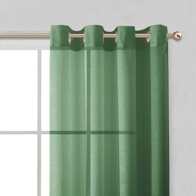Melrose Semi Sheer Window Panel Set, 110" W x 84" L