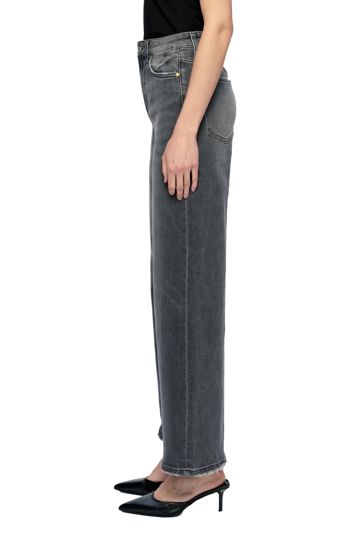 BAYEAS WOMEN'S JUDY HIGH RISE WIDE LEG JEANS 