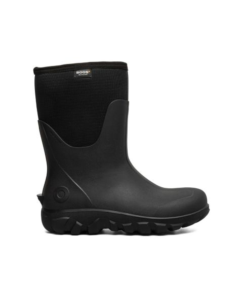 Мужские ботинки BOGS Classic Seamless Mid Boot, цвет: Чёрный