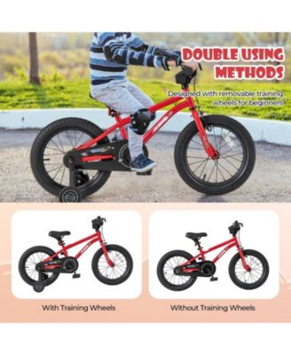 16-Inch Kids' Bike with Handbrake, Coaster Brake, and Bell for Ages 4-7
