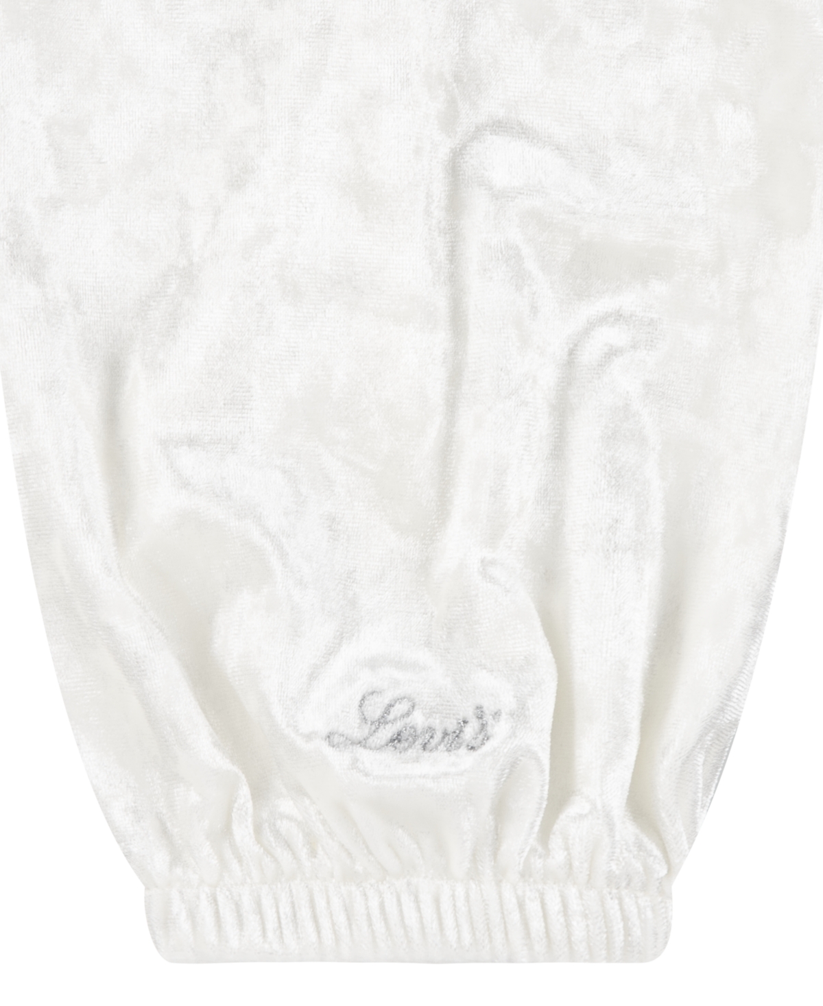 LEVI'S BIG GIRLS LONG SLEEVE CRUSHED VELOUR TOP 