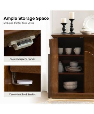 Rando Transitional 35'' Tall 2 - Door Accent Cabinet with Adjustable Shelves