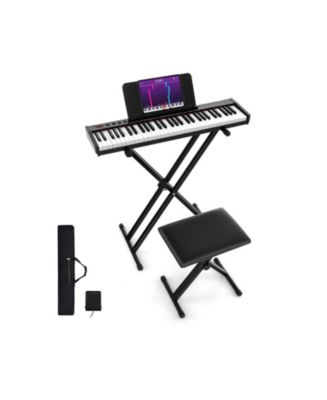 HONGGE 61-Key Portable Electronic Keyboard Piano Complete Digital