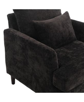 Wood Frame Armchair, Modern Accent Chair Lounge Chair For Living Room