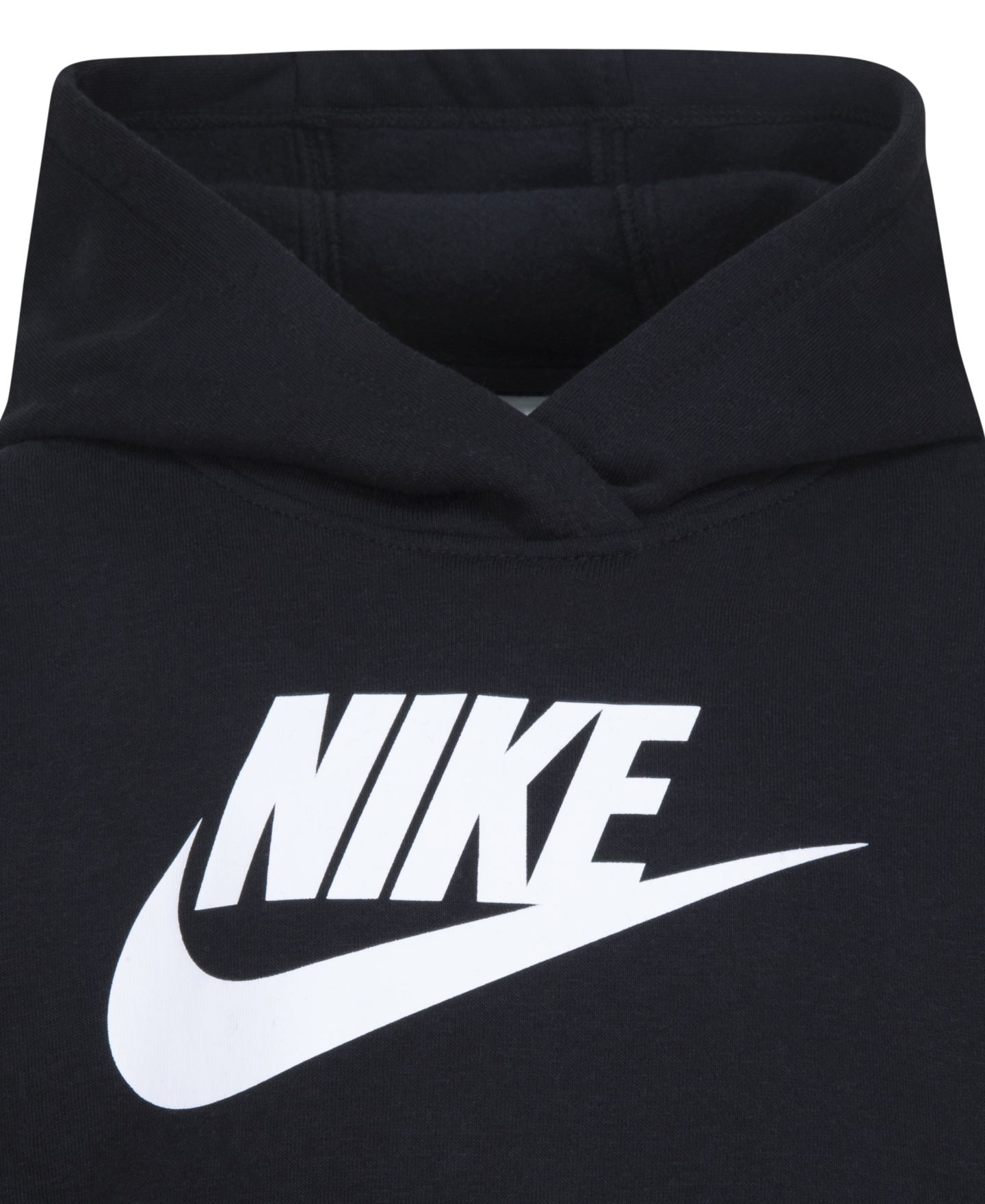 Комплект Nike Fleece Logo Hoodie and Sweatpants, 2-Piece Set для мальчиков, цвет: Чёрный — фото 6