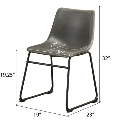 Streamdale 5-Piece Round Dining Set, Trestle Dining Table with 4 Stylish Chairs