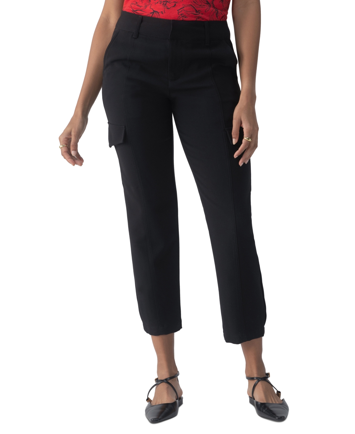 Sanctuary Women's Polished Cropped Cargo Pants