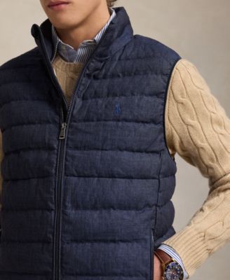 Polo Ralph Lauren Men's The Colden Linen Vest - Macy's Polo Ralph Lauren Men's The Colden Linen Vest - Macy's