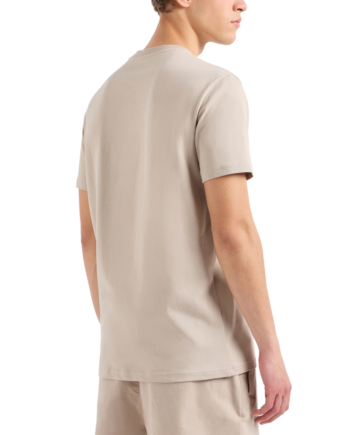 A|X Armani Exchange Men's Short Sleeve Crewneck Embroidered Graphic T-Shirt