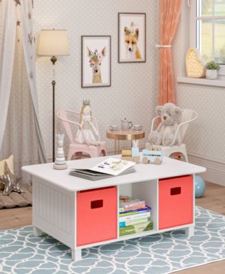 Kids 6 Cubby Storage Activity Table