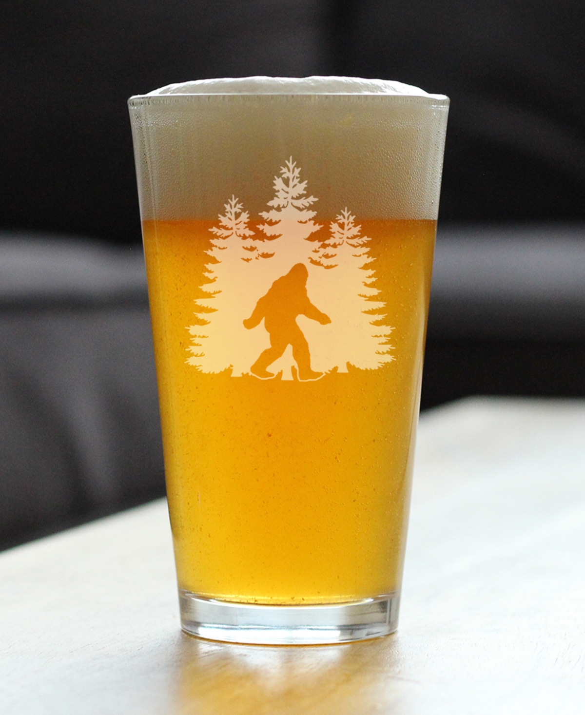 Bevvee Bigfoot-pint Glass In Clear
