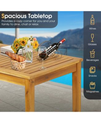 Rectangular Indoor and Outdoor Bar Height Table for Garden