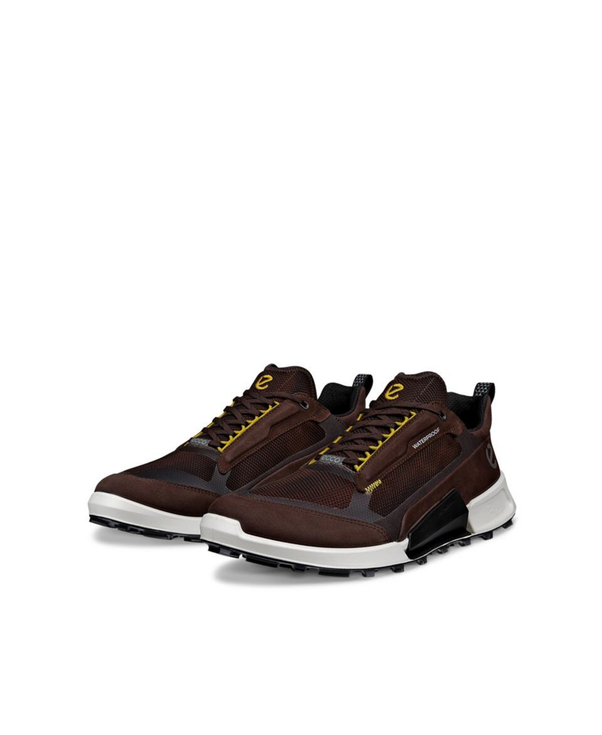 Shop Ecco Men's Biom 2.1 Cross Mountain Waterproof Low Trail Running Shoe In Mocha Nubuck,mocha,black