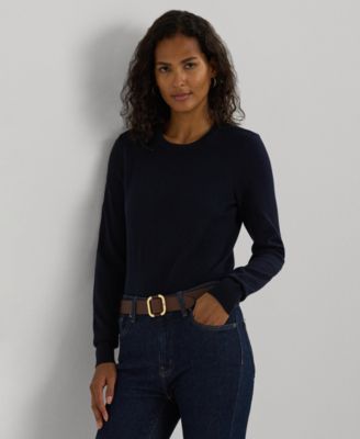 Lauren Ralph Lauren - Women's Cotton-Blend Sweater