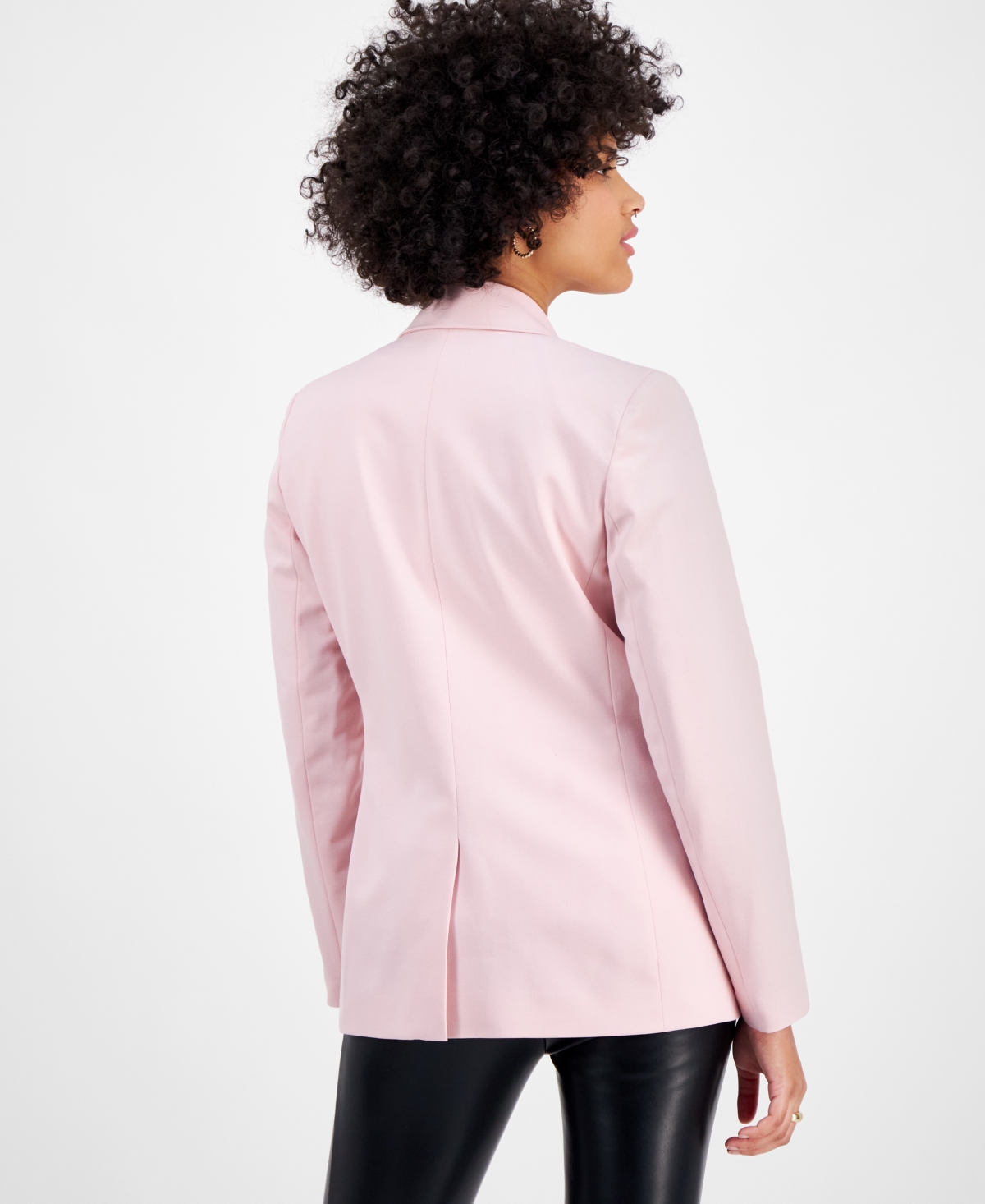 Bar Iii Women's Bi-stretch One-button Blazer, Exclusively At Macy's In Rosebud