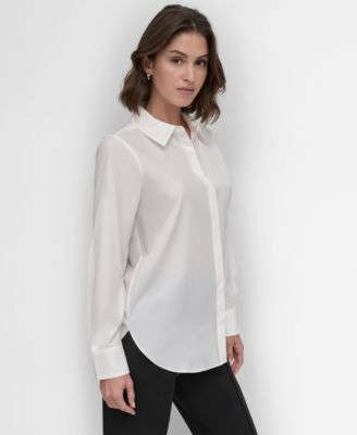 Women's Button-Front Blouse