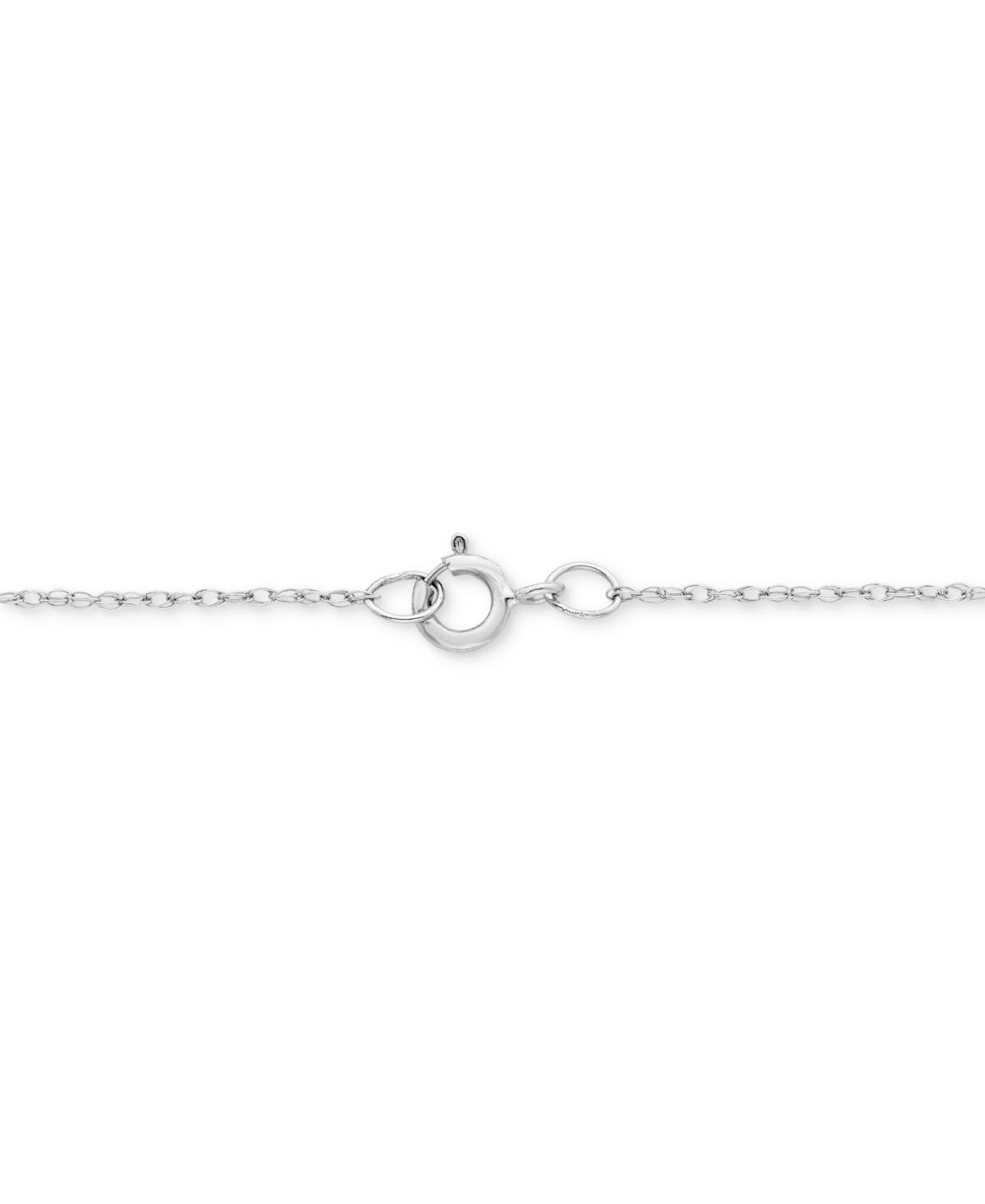 MACY'S DIAMOND HEART 18" STATEMENT NECKLACE (1/4 CT. T.W.) IN 14K TRI-COLOR GOLD 