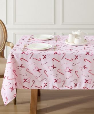 Easy Care Holiday Tablecloth, 60"W x 120"
