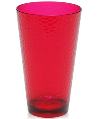 Certified International Acrylic Ruby-Tone Highball Glass