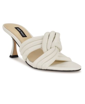 Nine West Women's Norene Slip On Tapered Heel Dress Sandals