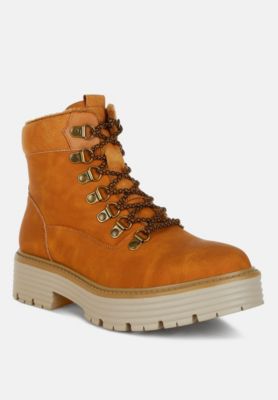 Women's Boskoff Lace-Up Chunky Warm Ankle Boots