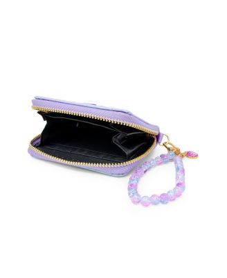 Girls Shiny Seashell Mermaid Wallet, Purple