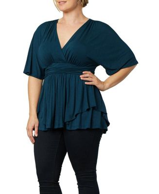 Plus Size Promenade Jersey Top
