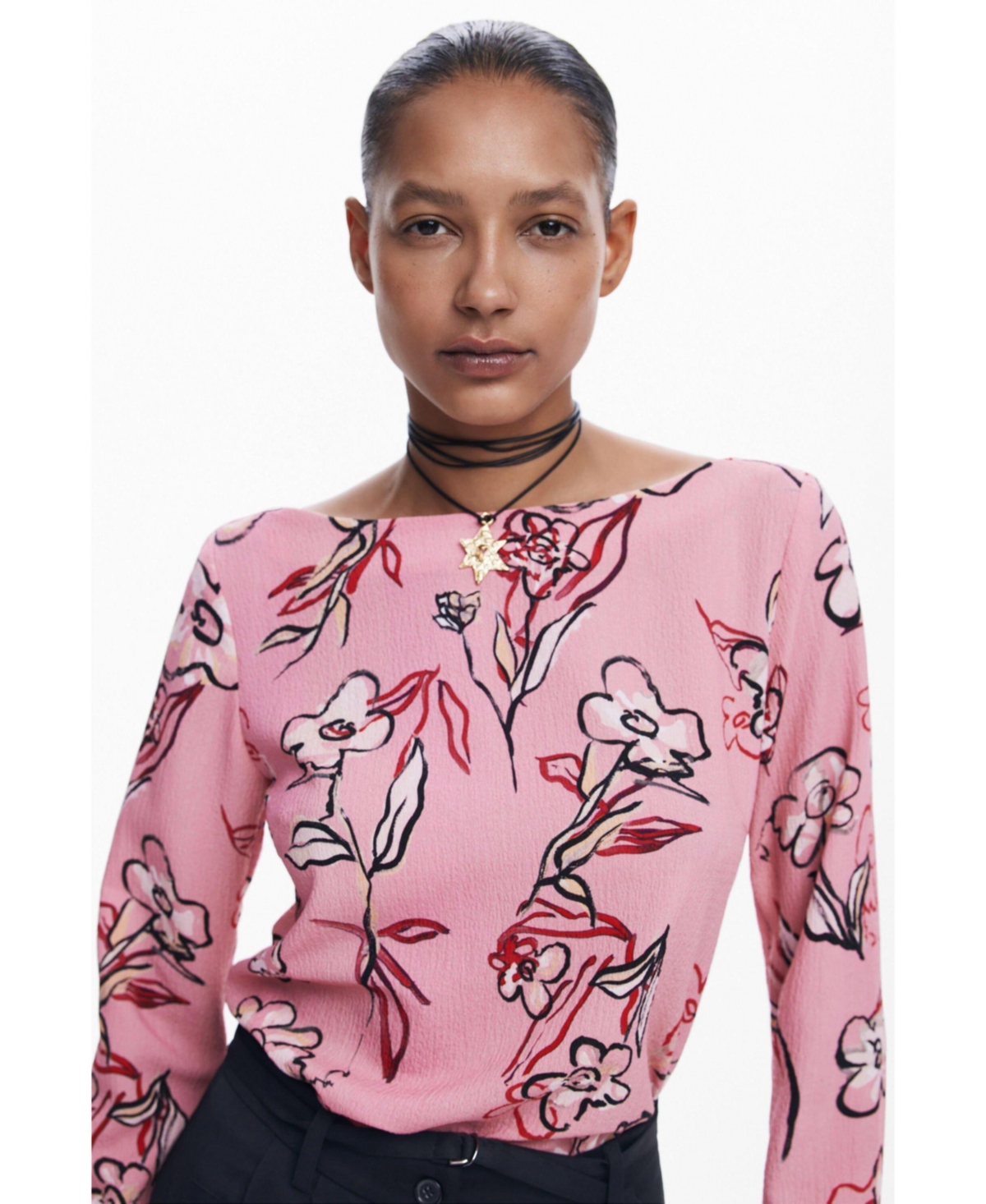 Desigual Women's Floral blouse