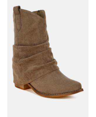 Womens Bronco Slouchy Calf Boots