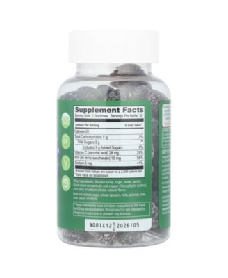 Iron with Vitamin C Gummies  Grape  -  60 Gummies