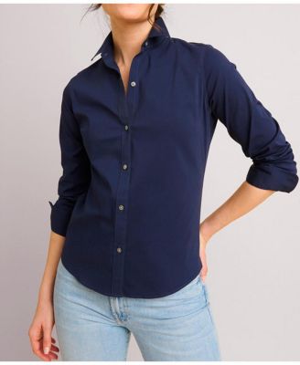 Women's Wrinkle-Free Stretch Cotton Bella Button Up Shirt