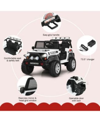 12V Kids Remote Control Ride-On Truck – Lights & Music