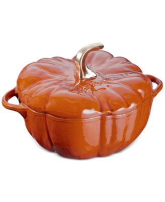 Enameled Cast Iron 3.5-Qt Pumpkin Dutch Oven