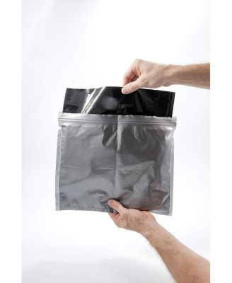 41548 10 Pack of Leak Proof Double Lined Camping Toilet Waste Bags, Black