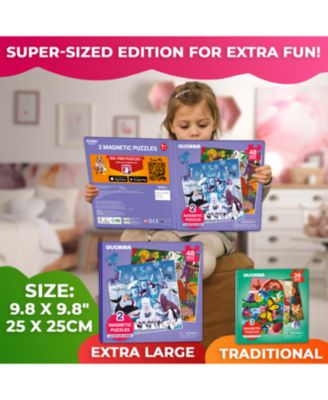 2x48 Magnetic Travel Puzzles for Kids Ages 4-6 - Road Trip Activities