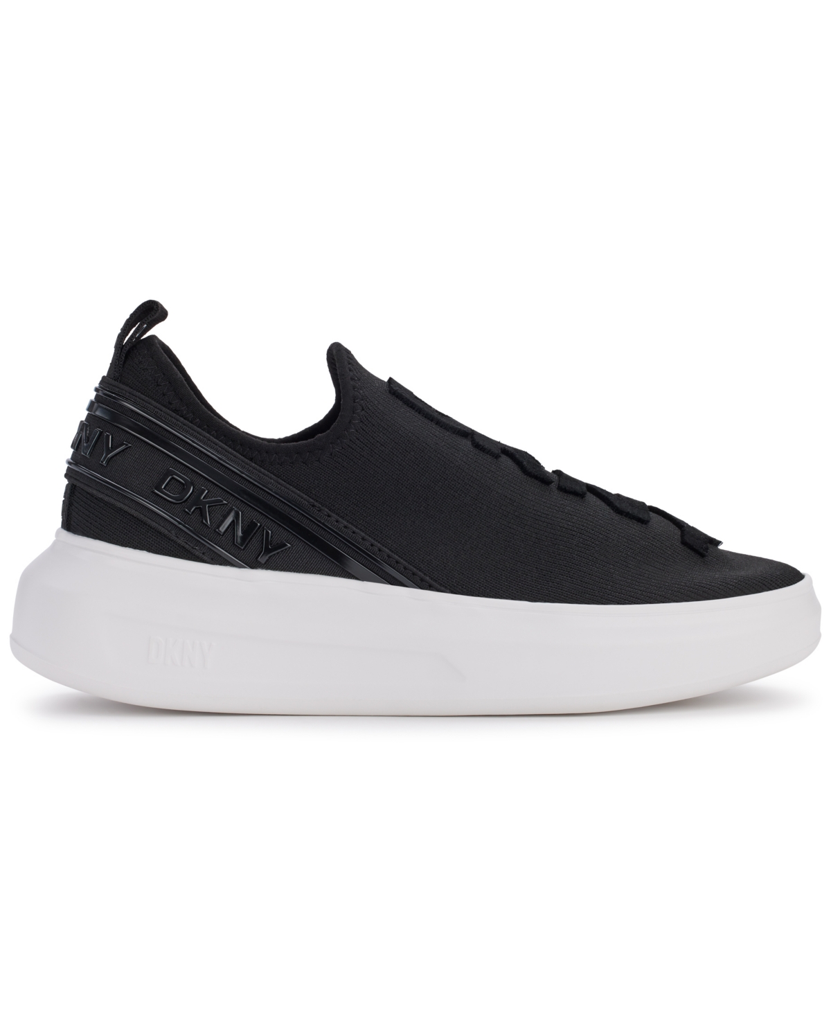 Shop Dkny Women's Jonas Slip On Sneakers In Black