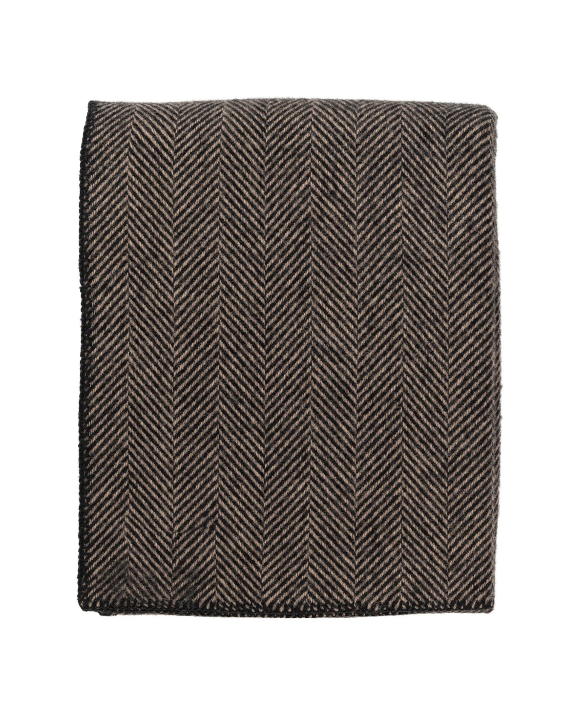 Prince Of Scots Highland Tweeds Big Throw, 59" X 80" In Black